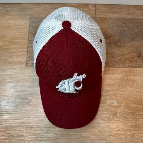 Zephyr Men’s Size M/L Maroon White Fitted Hat - Picture 6 of 11